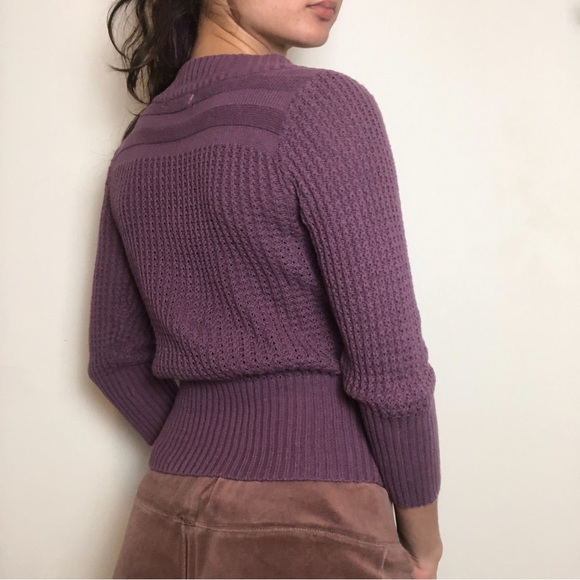 Large Button Thick Knit Cardigan!! - Picture 2 of 4